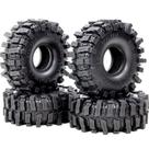 Pneus RC Crawler HOBBYSOUL 1.0 Mud Slingers X Super Soft 70 mm