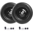 Pneus sólidos sem ar AR-PRO 14,5" para carrinho de mão, kit com 2 unidades Pneus sólidos sem ar AR-PRO 14,5" para carrinho de mão, kit com 2 unidades