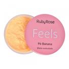 Pó Banana Efeito Aveludado Feels 15g Ruby Rose Hb-850 - 1 Unidade