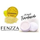 Pó Banana Fenzza para Maquiagem e Pó Facial Translúcido Fenzza