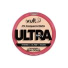 Pó Compacto Facial Matte Ultra Fino Médio Claro Make Vult 9g