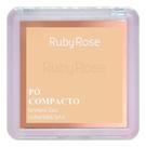 Pó Compacto Pc10 Textura Fina Cobertura Leve 7,5g Ruby Rose