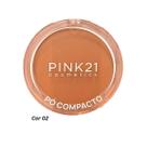Pó compacto Water proof pink 21 Cor:01