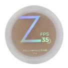 Pó Compacto Zanphy com FPS 35 - Pele protegida e impecável 14gr mel