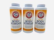 Pó Corporal Arm & Hammer Sem Talco (3 Unidades) - Contra Odor Corporal