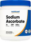 Pó de Ascorbato de Sódio Nutricost 454g Porção de 2g Vegano Pó de Ascorbato de Sódio Nutricost 454g Porção de 2g Vegano