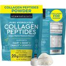 Pó de colágeno Viva Naturals hidrolisado de 1 kg alimentado com capim tipo 1 e 3