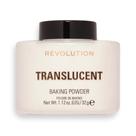 Pó de configuração de maquiagem Revolution Beauty Translucent 33mL Pó de configuração de maquiagem Revolution Beauty Translucent 33mL