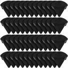 Pó de maquiagem Puff Suclain Velour Triangle 48 unidades preto