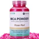 Pó de mica, 200 g (7,05 oz), pigmento de mica vermelho-rosa para resina epóxi, gloss labial, tinta, tingimento, fabricação de sabão, esmalte de unhas, fabricação de velas, bombas de banho (vermelho-rosa) Pó de mica, 200 g (7,05 oz), pigmento de mica vermelho-rosa para resina epóxi, gloss labial, tinta, tingimento, fabricação de sabão, esmalte de unhas, fabricação de velas, bombas de banho (vermelho-rosa)