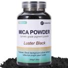 Pó de mica CHANGTIKEJI 200 g pigmento preto com brilho Pó de mica CHANGTIKEJI 200 g pigmento preto com brilho