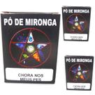 Pó de Mironga Chora Nos Meus Pés Ritual Umbanda Macumba Exu Magia Simpatia Kit 3 Und