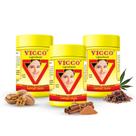Pó Dental Herbal Vicco Vajradanti 100 g, pacote com 3 Pó Dental Herbal Vicco Vajradanti 100 g, pacote com 3