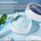 Pó Dental para Higiene Bucal com Sabor Hortelã Uso Diário COR:AZUL Pó Dental para Higiene Bucal com Sabor Hortelã Uso Diário COR:AZUL