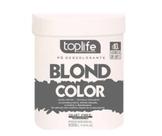 Pó descolorante 10 tons ultra rapido profissional dust free branco 500g