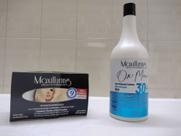 Pó descolorante azul + água oxigenada 30 volumes