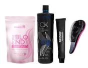 Pó descolorante Rosa Easy Blond e Oxigenada Souple Liss a Escolha Pó descolorante Rosa Easy Blond e Oxigenada Souple Liss a Escolha