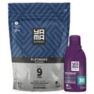 Pó Descolorante Yama Profissional Platinado Tradicional + Ox Ametista 30Vol 100ml - Monte Seu Kit