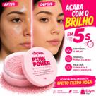 Pó Facial Solto Ultrafino Rosa Mosqueta Pink Power Dapop Finalizador Translúcido Pó Facial Solto Ultrafino Rosa Mosqueta Pink Power Dapop Finalizador Translúcido