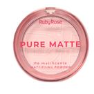 Po matificante ruby rose matte cor bege claro