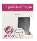 Pó Para Decoração Mago Prata 8gr