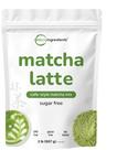 Pó para Matcha Latte, 907g Mistura para Bebida Estilo Café Sem Açúcar Matcha Instantâneo Adoçado para Chá, Smoothies e Bebidas Quentes ou Geladas Cafeína Natural Não-Transgênico, Livre de Laticínios