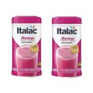 Pó Para Preparo De Bebida Sabor Morango 400g Com 2 Un- Italac Pó Para Preparo De Bebida Sabor Morango 400g Com 2 Un- Italac