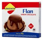 Pó Para Preparo De Flan Diet Sabor Chocolate Lowçucar 25g Pó Para Preparo De Flan Diet Sabor Chocolate Lowçucar 25g
