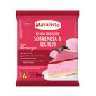 Pó para preparo de sobremesa morango 100g mavalério