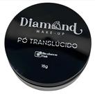 Pó Solto Facial Translucido Diamond Make-Up 15g Leve Natural