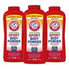 Pó Sport Body Arm & Hammer Fresh Feeling 12 onças (pacote com 3)