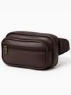 Pochete Couro Masculina 3 Compartimentos ABC 2110