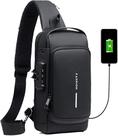 Pochete Masculina Bag Transversal Shoulder Bolsa Unissex Com Cadeado à Prova D'água
