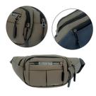 Pochete masculina nova bolsa estilosa cintura motoqueiro multiuso