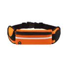 Pochete porta garrafa de água esportiva corrida slim impermeável porta celular caminhada academia Cor:Laranja