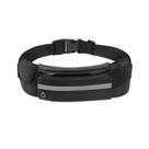 Pochete porta garrafa de água esportiva corrida slim impermeável porta celular caminhada academia Cor:Preto