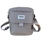 Pochete shoulder bag unisex de ombro estilosa cores neutras resistente com bolso divisorias