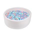 Poço de bolas de espuma COZYTRAUM 90x30 cm, redondo e macio, para crianças