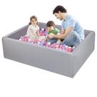 Poço de bolas de espuma MODEREVE para crianças de 120 x 90 cm com capa removível