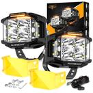 Pod LED Auxbeam V-MAX Série 92W 4 Cube com DRL âmbar Pod LED Auxbeam V-MAX Série 92W 4 Cube com DRL âmbar