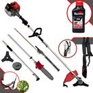 Podador de Galhos Bipartido Multifuncional Toyama TBC43-MT À Gasolina 1,8HP 43cc Com Carretel + Lâmina 3 Pontas + Sabre 10” + Extensor + ÓLEO TOYAMA Podador de Galhos Bipartido Multifuncional Toyama TBC43-MT À Gasolina 1,8HP 43cc Com Carretel + Lâmina 3 Pontas + Sabre 10” + Extensor + ÓLEO TOYAMA