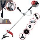 Podador de Grama À Gasolina Anmax CG430P 43cc 2HP 9.000rpm Robusta e de Alta Performance Roçadeira Profissional Completa Para Todos os Tipo de Cortes C/ Carretel + 3 Facas + Escova de Aço Podador de Grama À Gasolina Anmax CG430P 43cc 2HP 9.000rpm Robusta e de Alta Performance Roçadeira Profissional Completa Para Todos os Tipo de Cortes C/ Carretel + 3 Facas + Escova de Aço