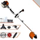 Podador de Grama À Gasolina Terra GRHB430 Bi-Partida 43cc 1,7HP Roçadeira Multifunções de Alta Performance Com Faca 2 Pontas, Faca 3 Pontas, Faca 6 Pontas, Faca 40 Dentes de Vídea, Trimmer e Carretel Podador de Grama À Gasolina Terra GRHB430 Bi-Partida 43cc 1,7HP Roçadeira Multifunções de Alta Performance Com Faca 2 Pontas, Faca 3 Pontas, Faca 6 Pontas, Faca 40 Dentes de Vídea, Trimmer e Carretel
