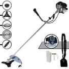 Podador de Grama À Gasolina Toyama TBC43H 43cc 1,7HP 12000rpm Robusta e de Alta Performance Roçadeira Com Sistema Antivibração Para Todos os Tipo de Cortes Com Carretel Nylon + 3 Facas + Escova de Aço Podador de Grama À Gasolina Toyama TBC43H 43cc 1,7HP 12000rpm Robusta e de Alta Performance Roçadeira Com Sistema Antivibração Para Todos os Tipo de Cortes Com Carretel Nylon + 3 Facas + Escova de Aço
