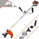 Podador de Grama À Gasolina Vulcan VR330P 33cc 2T 1,2HP 10000rpm Robusta e de Alta Performance Roçadeira Profissional Completa Para Todos os Tipo de Cortes Com Carretel Nylon + 3 Facas + Escova de Aço