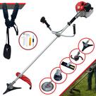Podador de Grama Profissional À Gasolina Anmax CG430P 43cc 2HP 9000rpm Roçadeira Lateral Multifunções de Alta Performance Com Faca 2 Pontas, Faca 3 Pontas, Lâmina Circular, Trimmer e Carretel de Nylon Podador de Grama Profissional À Gasolina Anmax CG430P 43cc 2HP 9000rpm Roçadeira Lateral Multifunções de Alta Performance Com Faca 2 Pontas, Faca 3 Pontas, Lâmina Circular, Trimmer e Carretel de Nylon