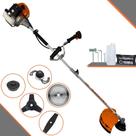 Podador de Grama Profissional À Gasolina Terra GRHB430 Bi-Partida 43cc 1,7HP 12.000rpm Roçadeira Multifunções de Alta Performance Com Faca 2 Pontas, Faca 3 Pontas, Lâmina Circular, Trimmer e Carretel Podador de Grama Profissional À Gasolina Terra GRHB430 Bi-Partida 43cc 1,7HP 12.000rpm Roçadeira Multifunções de Alta Performance Com Faca 2 Pontas, Faca 3 Pontas, Lâmina Circular, Trimmer e Carretel