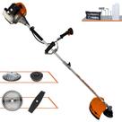 Podador de Grama Robusto À Gasolina Terra GRHB430 Bipartido 43cc 1,7HP 12000rpm Roçadeira Completa Multifuncional Com Carretel Nylon e Lâmina 2 Pontas + Lâmina 40 Dentes Vídea e Escova de Aço Circular Podador de Grama Robusto À Gasolina Terra GRHB430 Bipartido 43cc 1,7HP 12000rpm Roçadeira Completa Multifuncional Com Carretel Nylon e Lâmina 2 Pontas + Lâmina 40 Dentes Vídea e Escova de Aço Circular