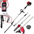 Podador Roçadeira e Esqueletadeira 43cc TBC43MT Com Alcance Aproximado de 5 Metros de Altura Carretel + 3 Pontas + Sabre 10” + Extensor + ÓLEO TOYAMA