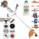 Podador Tekna RL520P 52cc Com Carretel + Facas 2 Pontas, 3 Pontas, 6 Pontas, 40 Dentes, 80 Dentes, Trimmer e Escova de Aço + EPI + ÓLEO STIHL 2T